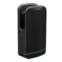 Сушилка для рук скоростная Meyvel MH10-1800P1 UV (черная с УФ)