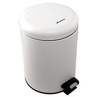 Урна для мусора с педалью 5L Ksitex BGR-5W (белая)
