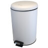 Урна для мусора с педалью 12L Ksitex BGR-12W (белая)